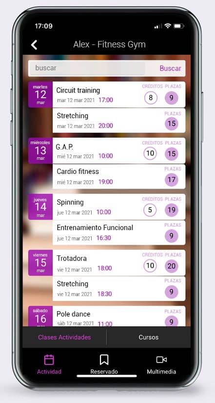 App para gimnasios