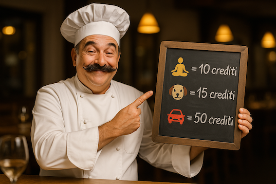 Il listino prezzi perfetto – grazie alla gestione con crediti di BookyWay